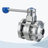 Stainless steel flange end hygienic butterfly valve (1)
