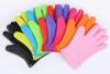 Silicone Rubber Heat Proof Gloves For Cooking With Custom Embossed Logo