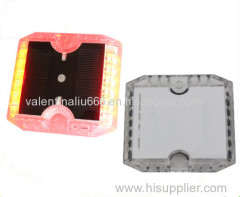 Road safety flashing LED light plastic solar road stud for traffic