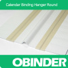 Obinder calendar binding hanger white color customized shape pattern