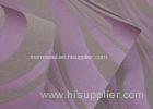 Bronzing 3D Wall Covering Modern Removable Wallpaper Purple Abstract Curve Mural