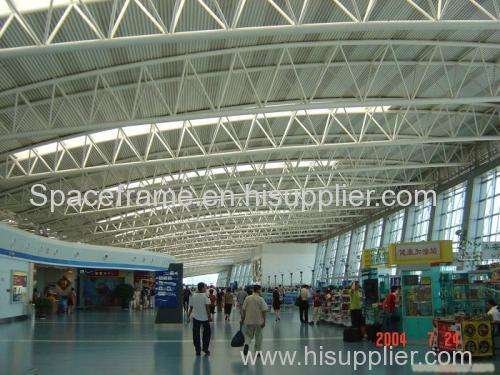 Airport Terminal Waiting Room with Light Steel Truss Roofing Sheet