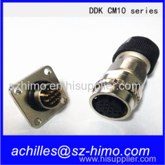 push pull waterproof DDK connector with 2pin 10pin male and female terminal