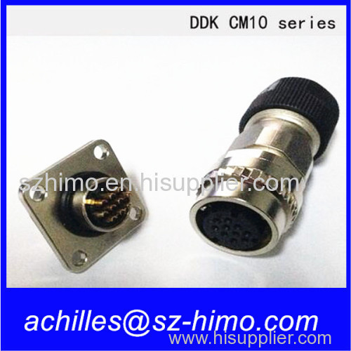 high quality waterproof DDK connector with 2pin 10pin terminal