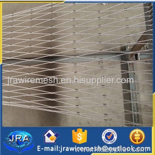 Stainless steel architectural cable mesh system