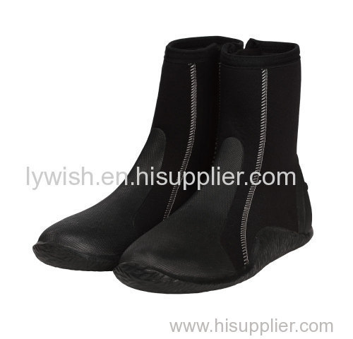 5.0mm high cut neoprene scuba diving boots