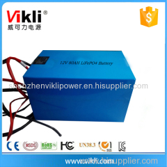 manufacturer OEM approved lithium ion rechargeable battery 12V 80AH