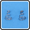 high quality nickel plated steel battery spring copper spring battery contact