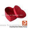 Delicate Colorful Printing Glossy Gift Boxes Heart Shape Pleating Silks And Satins Fabric