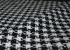 Fancy Tweed Wool Blended Fabric black white wool beautiful clothes