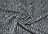 Fancy Tweed Wool Blended Fabric Black and White wool beautiful clothes