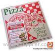 Recyclable Corrugated Cardboard Packaging Pizza Boxes Personalized Pantone Color