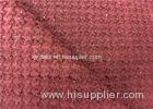 Good Looking Dark Red Wool Blend Fabric With Soft Handfeeling