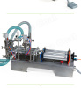 Two Nozzle Piston Pneumatic laundry washing Liquid filling machine