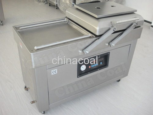 Double chamber vacuum sealer vacuum sealer