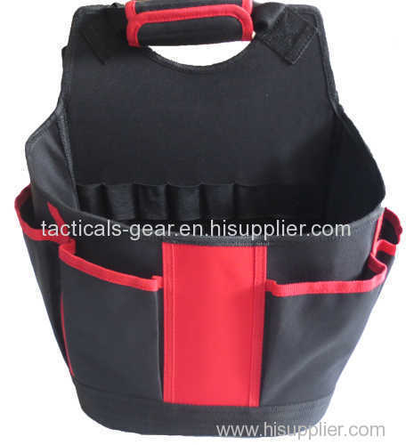 black and red best hand held tool bag