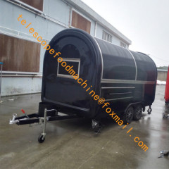 Double axles food trailer for sale europe bike food cart food truck with cooking equipment coffee food wagon food stand