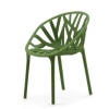 green plastic Vitra vegetal chair