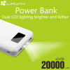 High Capacity Power Bank 20000mAh dual LED and USB for iPhone6 iPad Galaxy Note 3 Blackberry