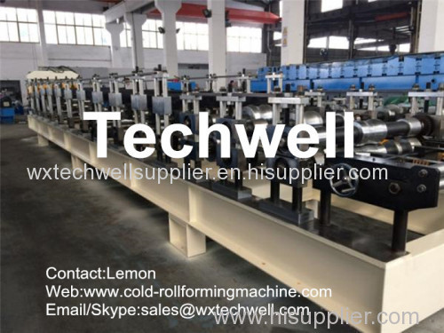 Galvanized Steel Large Span Roll Forming Machine For Roof Panel With PLC Touch Screen Control