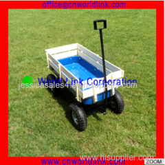 China Supply Cart for Yard Four Wheels Garden Wagon