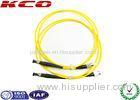 Multiple Mode Fiber Optic Patch Cables / SMA Fiber Optic Cable Metal Ferrule