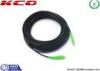 Outdoor Exterior SC/APC fiber optic patch cable with black 3.5mm diameter PE sheath cable