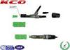 Green Optics Fiber Fast Connector Single Mode SC / APC Type Easy Assembling