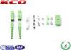 Duplex SC Connector 0.15dB Insertion Loss Optical Fibre Cable Connectors