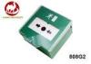 Resettable Green Break Glass Call Point Emergency Exit Switch Surface Mount