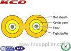 Duplex Zipcord Fiber Optic Breakout Cable Single Mode Tight Buffered