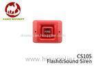 CS105 Wireless Outdoor Security Alarm Siren 24 VDC Red Fire Alarm