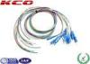 12 colors PVC Fiber Optic Pigtail Single Mode FTTH Fiber to The Home SC Type