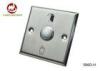 Mortise Mounted SPDT Push To Exit Button Metal Button 86 * 86mm Square Size