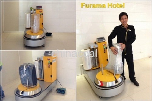 Airport suitcase wrapping machine airport wrapping machine suitcase wrapping machine suitcase wrapper