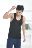 Apparel & Fashion Leisure Wear Men's Seamless T-shirt Tank Bamboo Sleeveless Muscle Tee Shirt Plain Colors