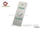 Metal Faceplate 22mm Push Button PRESS To Door Exit Switch Logo Printable