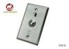 Stainless Steel Door Exit Push Button Switches Panel Mount American ANSI Size