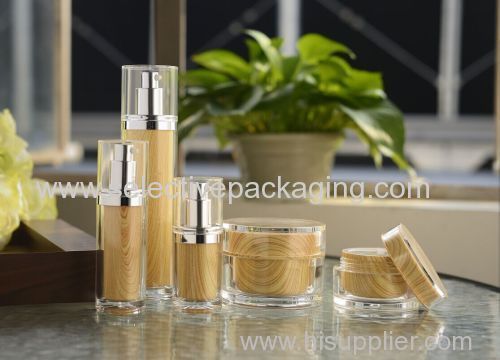 acrylic cosmetic face cream jar lotion bottle WTP cap