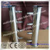 Stainless Steel Sanitary Pipe Spool with tree male threaded as drain