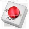 Red / Green Push To Exit Button SPDT Flat Mushroom Metal Surface Mount