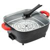 Chinese Manufacturer Multi Function Electric Skillets Divider Skillet With Glass Lid