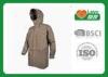 Multi Function Waterproof Breathable Rain Jacket / Coat Grey Color