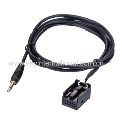 CABLE FOR OPEL CD30 CD70 MP3 AUDIO LINE FOR iPod iPhone Samsung 3.5mm
