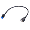USB Female Cable Adapter for Nissan Teana Qashqai 30CM long