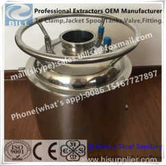 Stainless Steel Jacketed Tanks with inlet and outlet drain with Ring