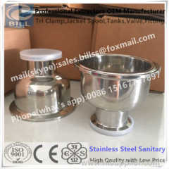 Stainless Steel Sanitary Tri Clamp Bowl Reducer with both clamped end