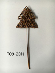 willow branch made Christmas tree for decoration
