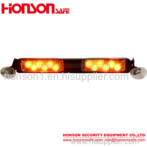 Amber LED Warning Sucker Visor Light Traffic Lights for Vehicle