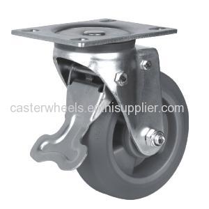 Swivel Heavy Duty Caster With Brake